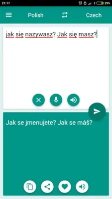 Czech-Polish Translator android App screenshot 1